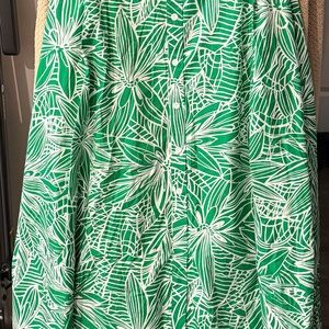 Tabitha Green and White Floral Maxi Skirt
